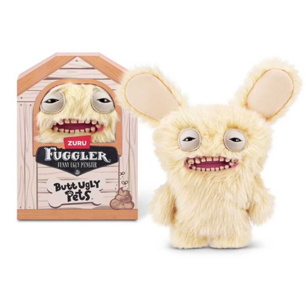 Fuggler Butt Ugly Pets 9 inch (Mr Buttons - Golden Retriever), Monster Stuffed